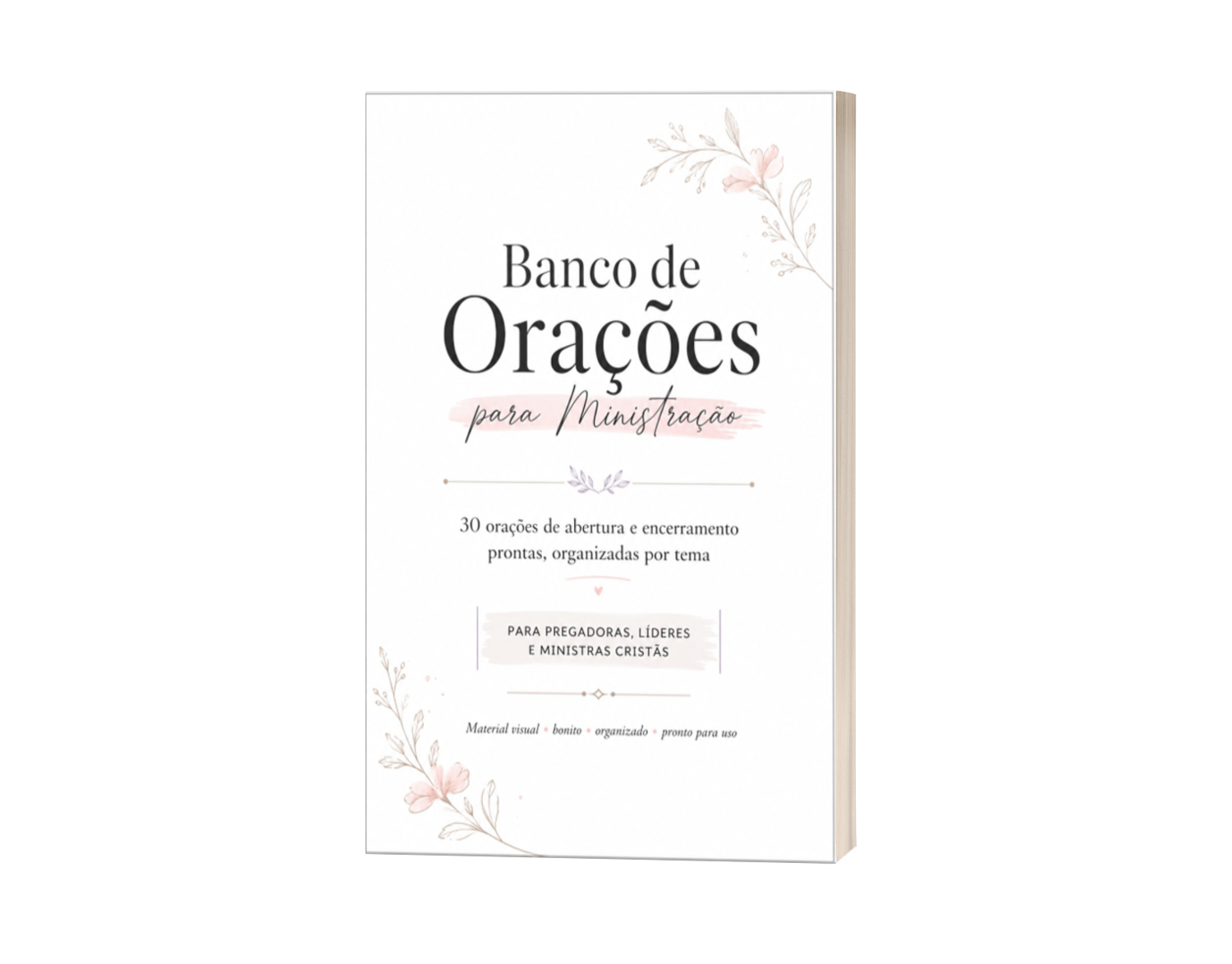 Capa do bônus Banco de Orações para Ministração